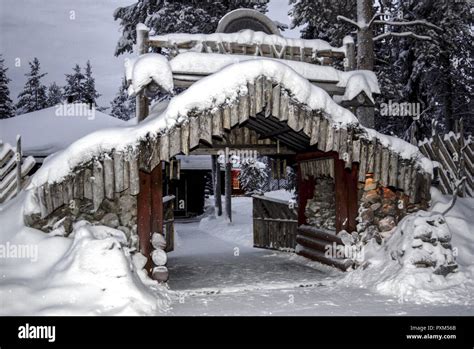 Finland, Santa Claus Village Stock Photo - Alamy