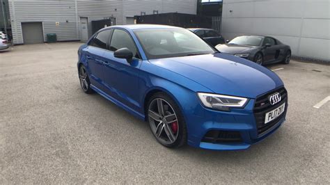 Audi S3 Saloon Black Edition 2.0 TFSI Quattro For sale at Swansway Blackburn Audi - YouTube