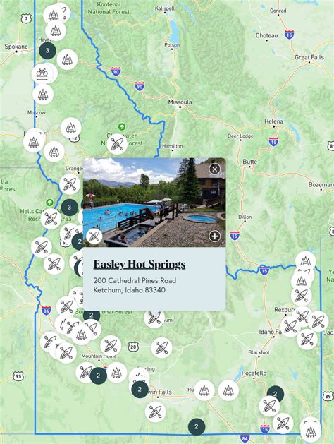 Idaho Hot Springs Map & Travel Information | Visit Idaho