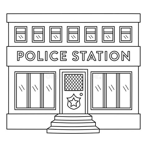 Coloring Pages Of Police Station