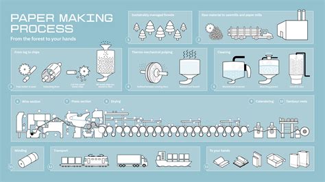 How paper is made in a TMP process