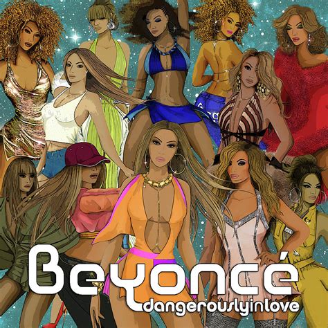 Beyonce - Dangerously In Love - ALBUM Digital Art by Bo Kev | Pixels