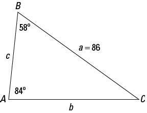 How to Use the Law of Sines with a Triangle - dummies