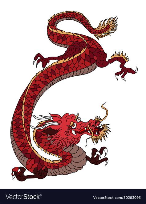 Chinese Dragon Tattoo Clipart