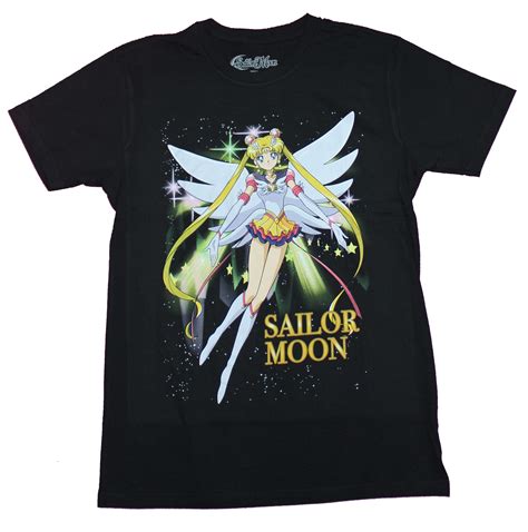 GE Animation - Sailor Moon Mens T-Shirt - Floating Yellow Power Image (Small) - Walmart.com ...