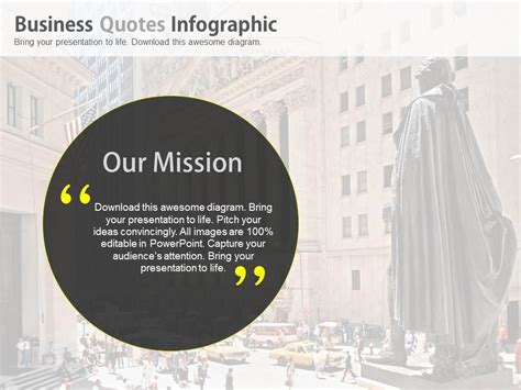 Business Quotes For Mission And Vision Powerpoint Slides | PowerPoint Slides Diagrams | Themes ...