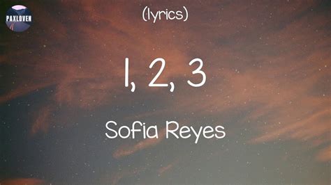 (Lyrics) Sofia Reyes - 1, 2, 3 - YouTube