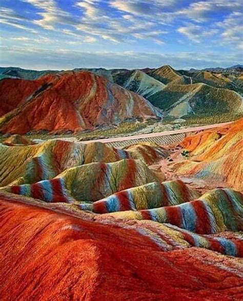 Zhangye National Geopark Map