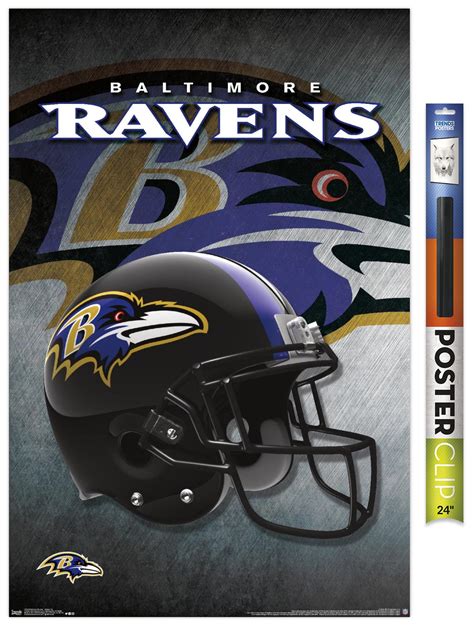 NFL Baltimore Ravens - Helmet 16 Wall Poster, 22.375" x 34" - Walmart.com