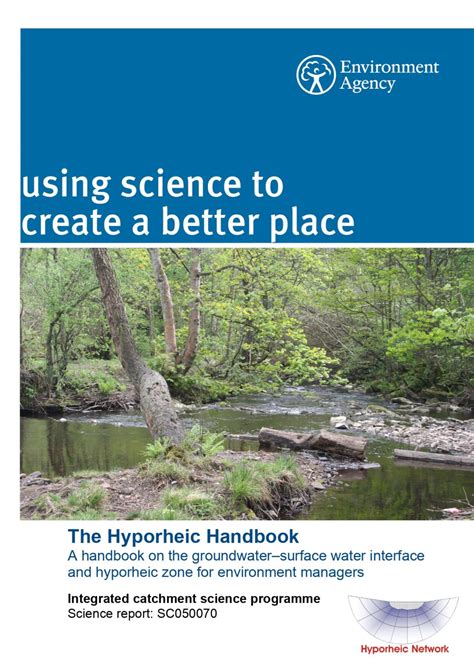 The Hyporheic Handbook: A handbook on the groundwater–surface water interface and hyporheic zone ...