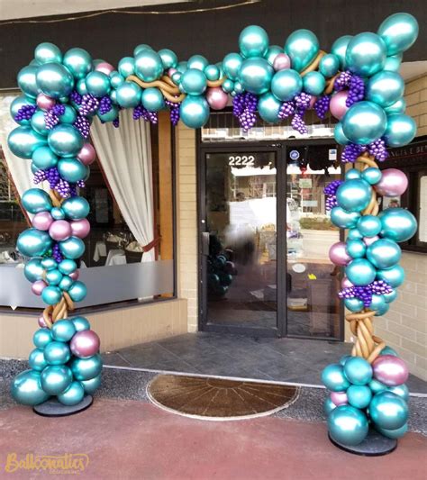 Grape Arch !!!! | Party balloons, Diy balloon decorations, Balloon ...