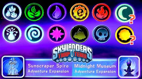 Skylanders Trap Team "Light" & "Dark" Element Adventure Packs in Game Menus - YouTube