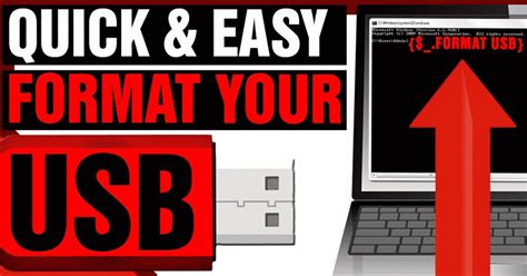 How To Format By Changing The Format Type Of A USB Drive