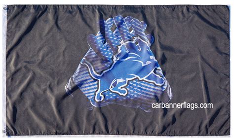 Detroit Lions Flag-3x5FT NFL Banner-100% polyester-super bowl - flagsshop