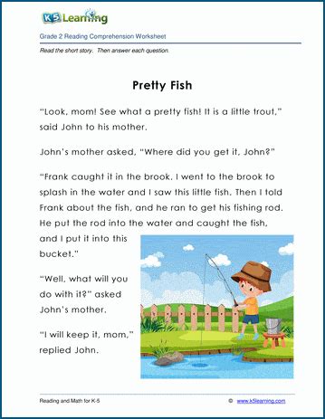 Pretty Fish - Grade 2 Children's Fable | K5 Learning