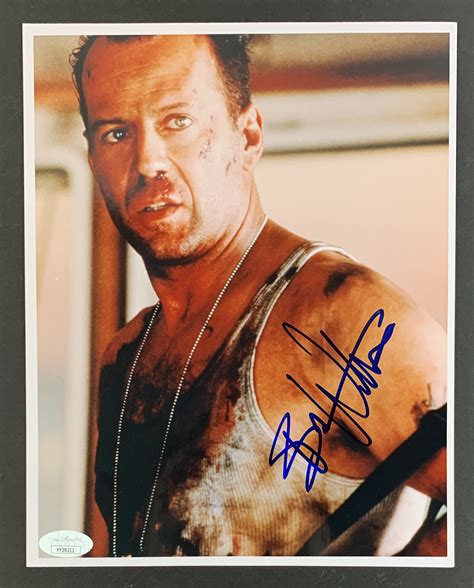 Lot Detail - Bruce Willis Signed 8" x 10" Die Hard Photo (JSA LOA)