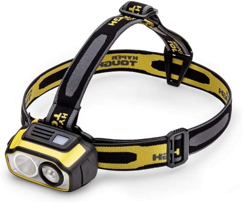 Hyper Tough 500-Lumen Rechargeable LED Headlamp with Lithium-Ion ...