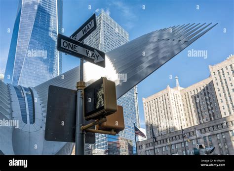 Traffic signs in New York Stock Photo - Alamy