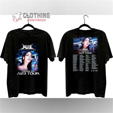 Kenia OS K23 World Tour Merch, Kenia OS Tour 2023 Shirt Kenia World Tour 2023 Setlist T-Shirt ...