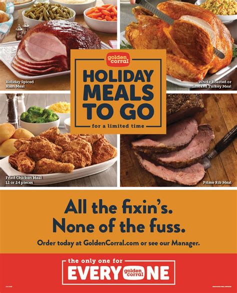 Golden Corral Holiday Meals To Go | Design Cantina