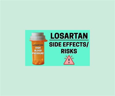 Losartan for High Blood Pressure – What Are the Side Effects & Risks To Know