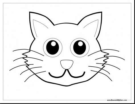 cat drawing templates at getdrawings com free for personal from Blank ...