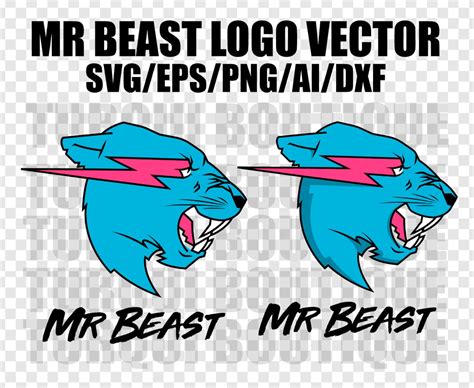 Mr Beast Logo Vector SVG/PNG/AI Vector Digital File for | Etsy India