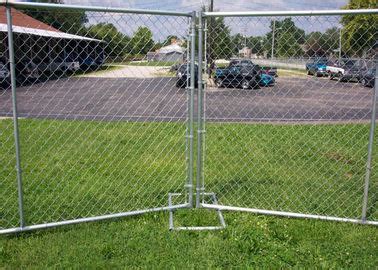 Galvanized Portable Australian Temporary Fencing , Chain Link Fence Panels