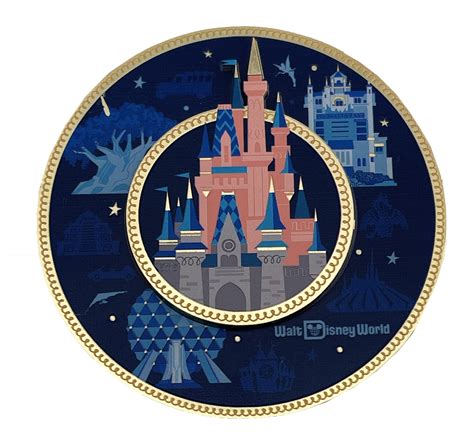 Disney Magnet - Walt Disney World Park Icons - Metal