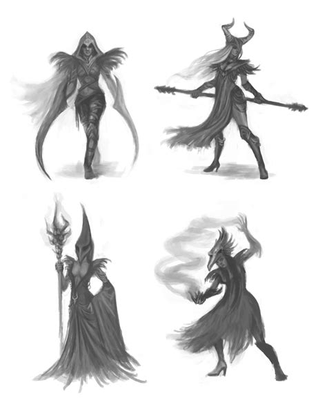 Fantasy Female Villain concept | Skillshare Projects