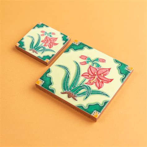 Peranakan Tiles Gallery | Peranakan Tile Coaster – Independent Market