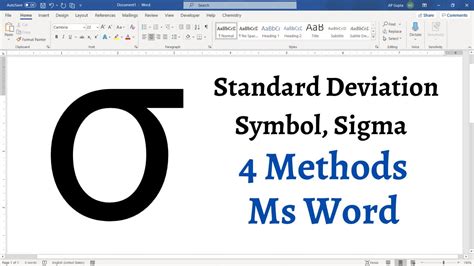 standard deviation symbol word Archives - PickupBrain: Be Smart