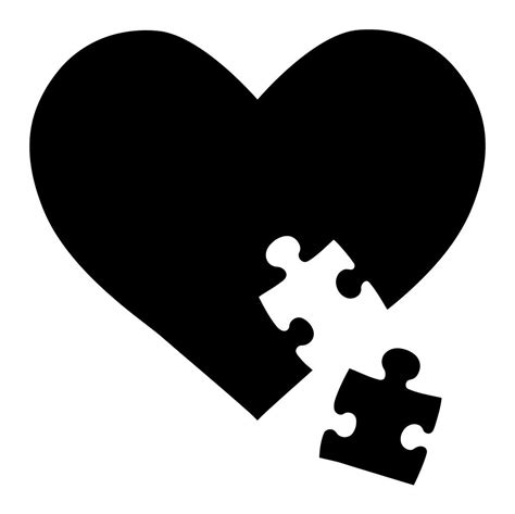 AUTISM AWARENESS V3 Vinyl Decal Sticker - Heart Puzzle Piece Spectrum ...