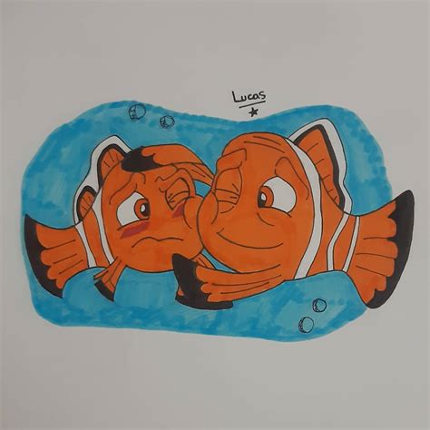 Marlin and Nemo by l21fanarts on DeviantArt