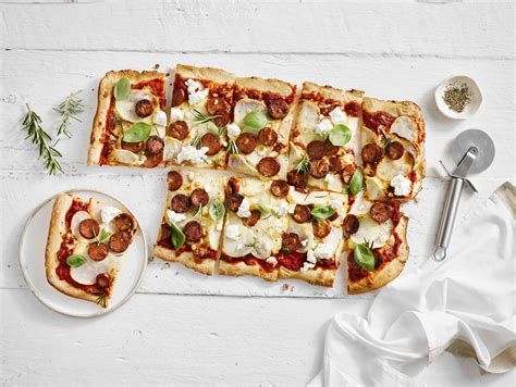 Chorizo & Potato Slab Pizza | Letizza Bakery
