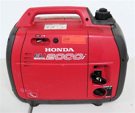 Honda EU 2000i Portable Generator, DC 12V, Inverter A/C Out 120V - Oahu ...