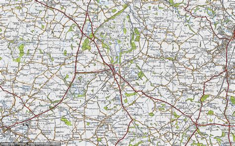 Historic Ordnance Survey Map of Knutsford, 1947