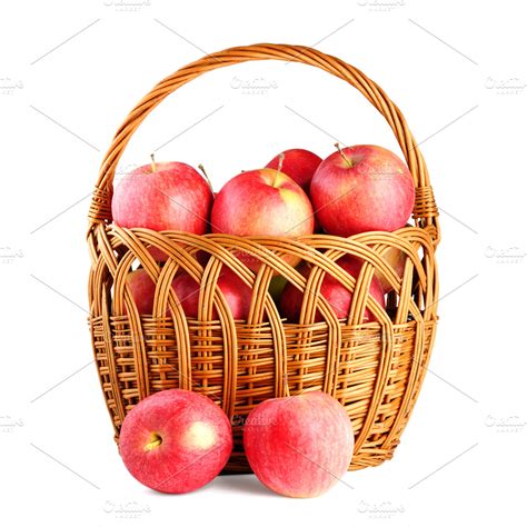 Apples in basket | High-Quality Food Images ~ Creative Market