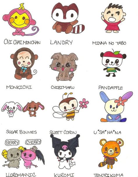 Sanrio Characters Pt. 2 by mizzy-azn on DeviantArt | Sanrio characters, Hello kitty crafts, Sanrio