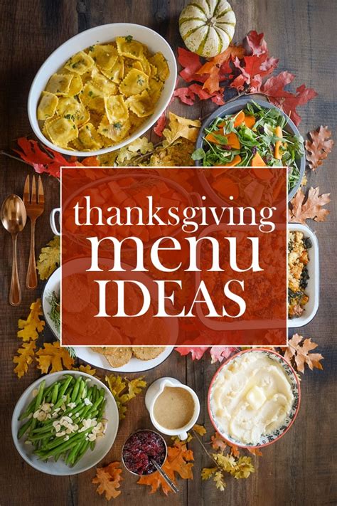 Thanksgiving Menu Ideas