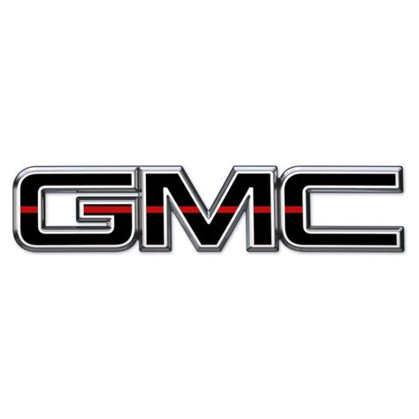 07-17 GMC Sierra Yukon THIN RED LINE Front & Rear Emblem Overlay Decal ...