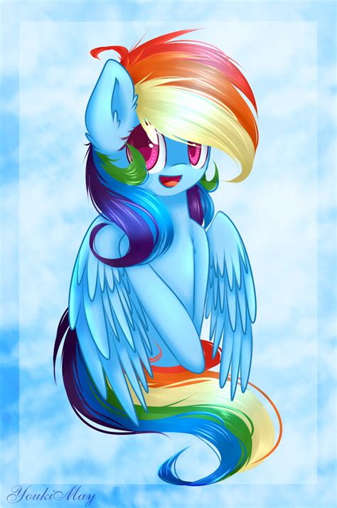 Image - FANMADE Rainbow Dash Fan-Art by YoukiMay.png | My Little Pony Friendship is Magic Wiki ...