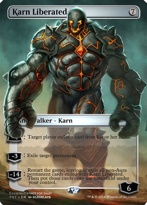 Magic the Gathering - Karn Liberated by ASliceOfUnagi on DeviantArt