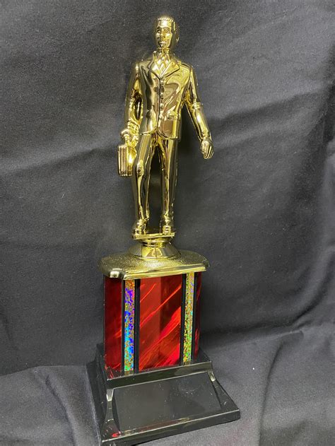 Business Man, Office Trophy 10" (Includes Engraving) — Trophy Gallery ...