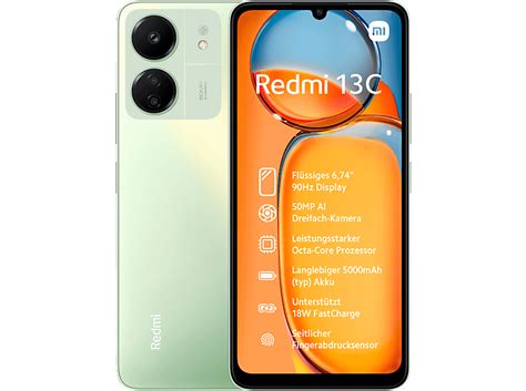 XIAOMI Redmi 13C 128 GB Clover Green bei MediaMarkt