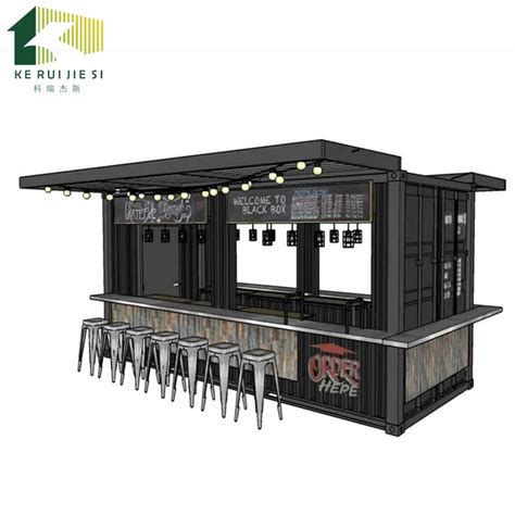 Modern Design Prefab Container Restaurant Coffee Shop - Buy Container ...