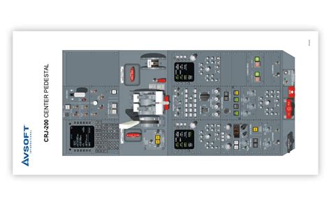 Bombardier CRJ 200 Cockpit Poster | Avsoft