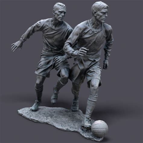 Sculpture of football players 3D model - TurboSquid 1752989