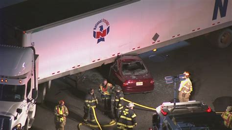 Car wedged under truck after crash in Gloucester Twp. - 6abc Philadelphia