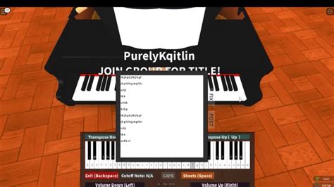 Piano Music Sheet Happier Roblox